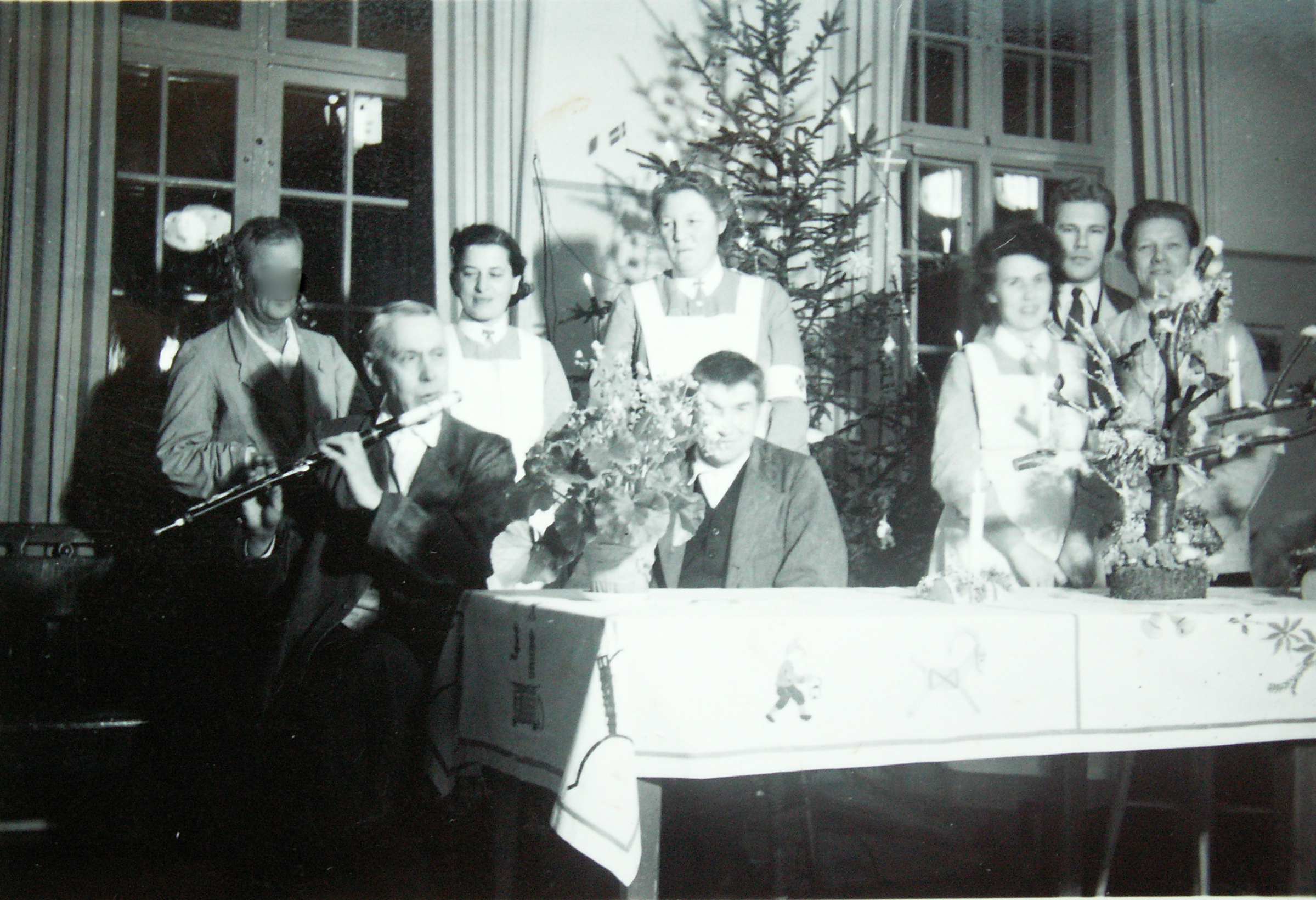Hur firades julen för på Västerviks Hospital / S:ta Gertruds sjukhus ?