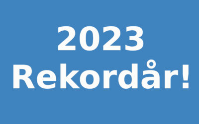 Årsstatistik 2023: Rekordår!!!